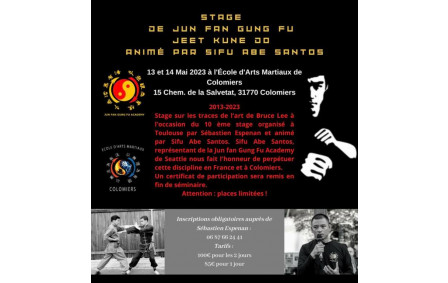 Stage Jun Fan Gung fu/JKD avec Abé SANTOS.